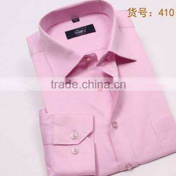 2015 Casual Latest Design Light Blue Denim Shirt for Men M-3XL photo-5