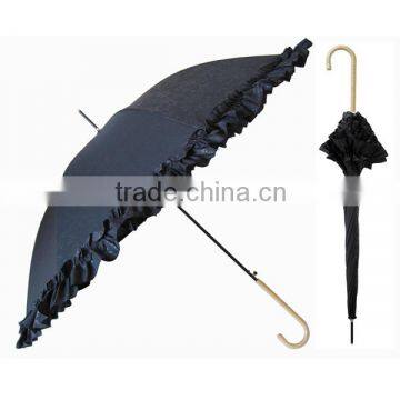 Fashion silhouette print lady umbrella