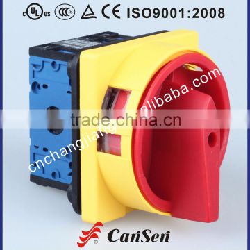 Cansen switch LW30-32B off-on rotary cam switch red yellow control Ventilation system Air Conditioner Pump system AC motor