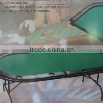 84" poker table/MDF poker table / folding poker table