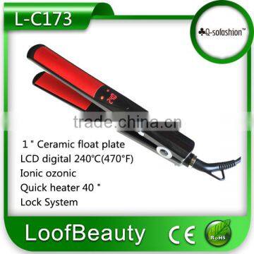 Tourmaline Ceramic Fast Heat up High Temp. Hair Flat Iron