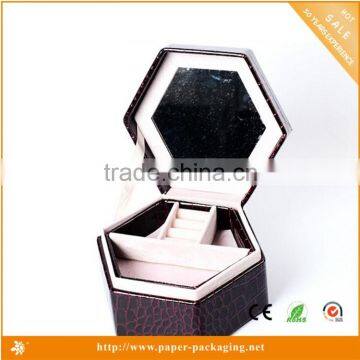 Cheap price hot sale Luxury leather jewelry box