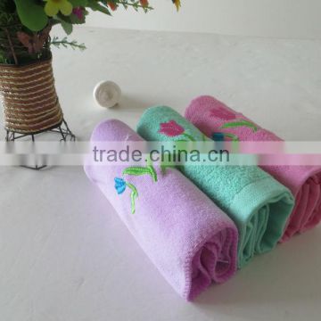 cotton Stock Embroidery face towel wholesale