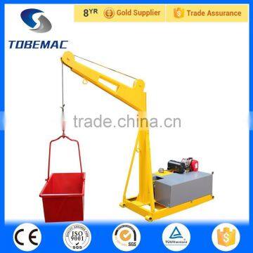 TOBEMAC Hydraulic Small Crane for Lifting Materials