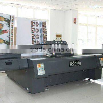 Docan uv led flatbed printer for glass, acrylic,aluminium composite panel, wood, ceramic,pvc,etc.