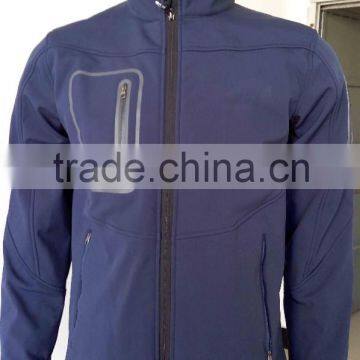 High quality outdoor waterproof men softshell jacket