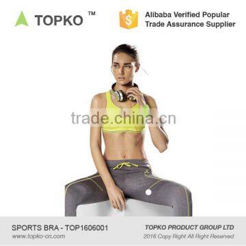 TOPKO TOPKO Camisole Yoga Sports Girl Tube Sexy Bra Fitness Wear Yoga Top With Support Inner yoga Bra