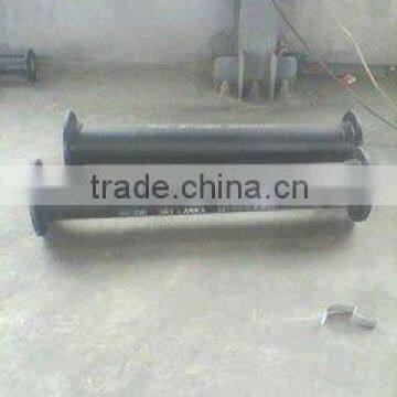 Double flanged pipe