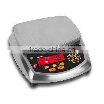 OIML Weighing Counting Scale Rs232c IP67 Waterproof, 304 Stainless Steel, Yellow/red/green/blue/white Color Backlight photo-5