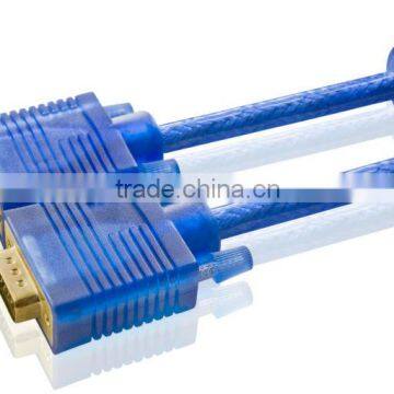 CLEAR BLUE SAMSUNG MOLDED VGA CABLE