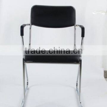 stacking economic armrest PU leather office working chair 1002C