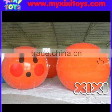 XIXI PVC Orange Inflatable Shy Face Balloon for Event photo-2