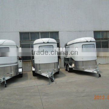 Customized Camping Horse float trailer 2horses