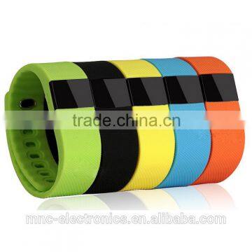 Classic Design Soft Silicone Material Custom Logo Printing Heart Rate and Health Monitor Smart Bluetooth Bracelet Watch Quality Choice photo-2