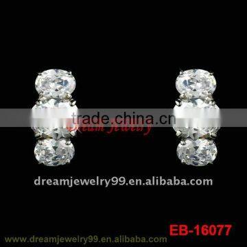 Dazzling Bridal Wedding Earring crystal rhinestone earring zircon young girl earring