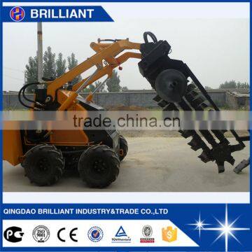 Mini Loader hy200,Trencher Attachment for Skid Steer Wheel Loader
