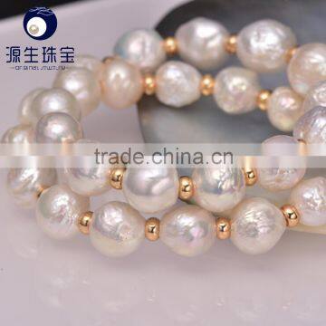 White Edison Large Pearl 13mm Delicate Pearl Necklace photo-2