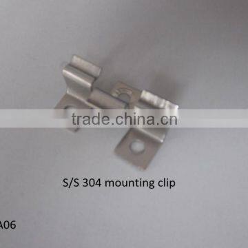 Yuante wpc decking installment accessory S/S 403 stainless steel mounting clip