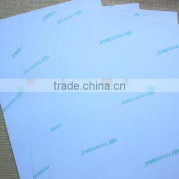 A4 size light color t-shirt transfer paper for sublimation printing