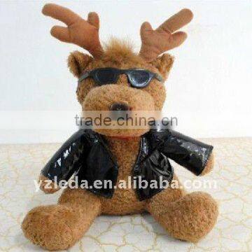 Plush Xmas Reindeer stuffed toy moose