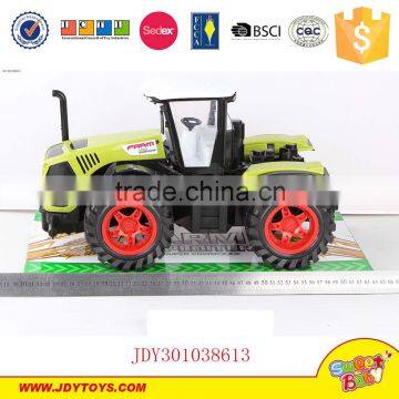 Big friction powered plastic toy trailer friction car