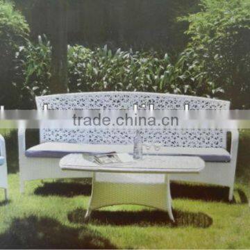 hot sale white wicker garden outdoor furniture