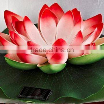 solar big lotus floating light Garden decorative solar floating lotus light SO5017R