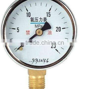 High quality oxygen and acetylene pressure gauge for sale made in china