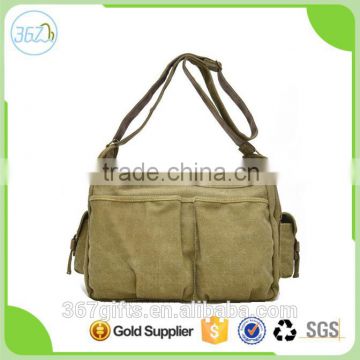 Factory wholesale New arrival big capacity vintage canvas single Shoulder Bag for travel