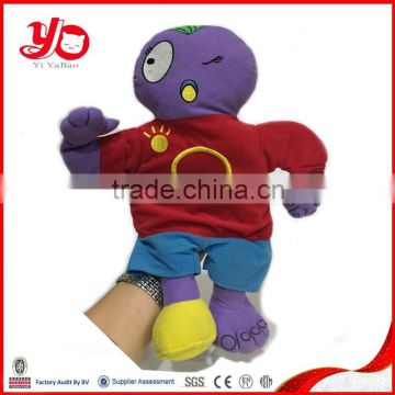 wholesale custom stuffed plush hand puppets doll