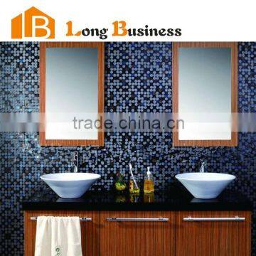 LB-JX2091Wood veneer bathroom vanity design