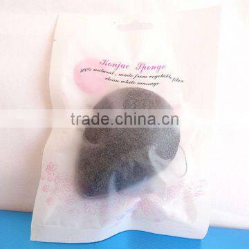 2012 Hot-selling Charcoal Konjac Sponge , Water-drop Konjac Sponge