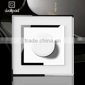 Smart Home Wallpad White Waterproof Acrylic Glass 110~250V EU UK Light Regulation Dimmer Light Switches photo-3