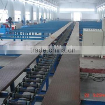 Longitudinal pipe convey-pipe line convey