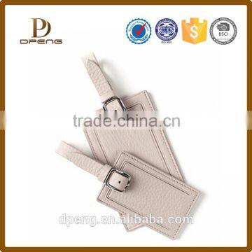 oem bulk leather luggage tags colorful luggage tag