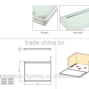 Panel Shape Led Under Cabinet Light,IR Sensor Led Cabinet Lamps for Kitchen,waving Hand Led Furniture Lighting Fixture photo-3