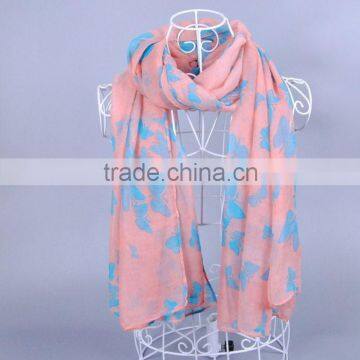 ButterFly Women Scarf Voile Scarves 180*90 Pashmina