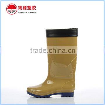 Good quality low price men PVC safety rain gumboots