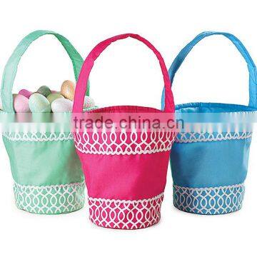 New arrvial nylon easter basket wholesale easter bucket