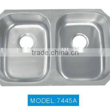 China supplier!!7445A stainlesss steel 304 undermount kitchen sink