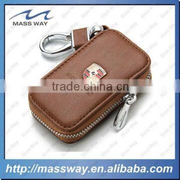 promotional fashion custom leather car key holder