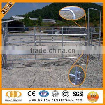 Hot dip galvanized steel protable 1.8m high corral cattle fencing