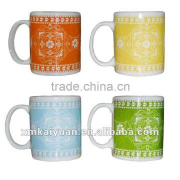 11oz colorful ceramic mug