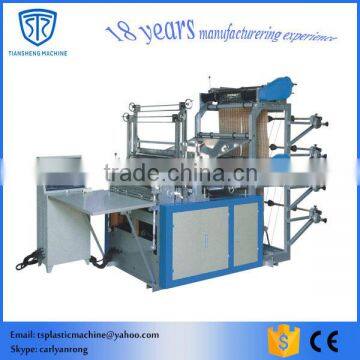 PE plastic pouch bag making machine