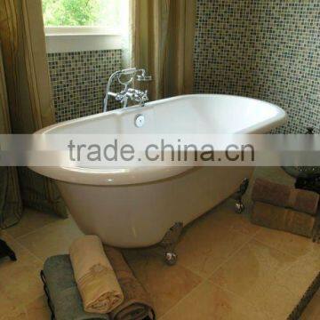 supply claw foot cast iron enamel bathtub