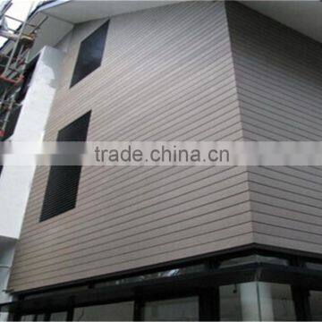 new outdoor constraction material woodlike composite plastic paneling for walls