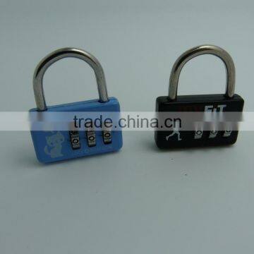 New 3 Dial Digit Combination Suitcase Luggage Metal Code Password Lock Padlock