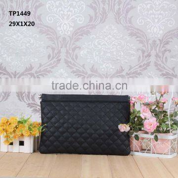 Simply lychee pattern stitched Clutch bag 2014 from Guangzhou wholesale factory