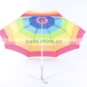 promotional nylon fabric umbrella acrylic bar material LED umbrella