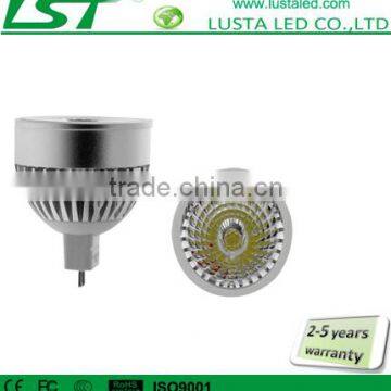 Anti-glare Les Design, 3 Years Warranty, Bridgelux COB, Uniform Lighting Effect, 15/24/38 degree, GU 5.3 LED Spotlight Dimmable